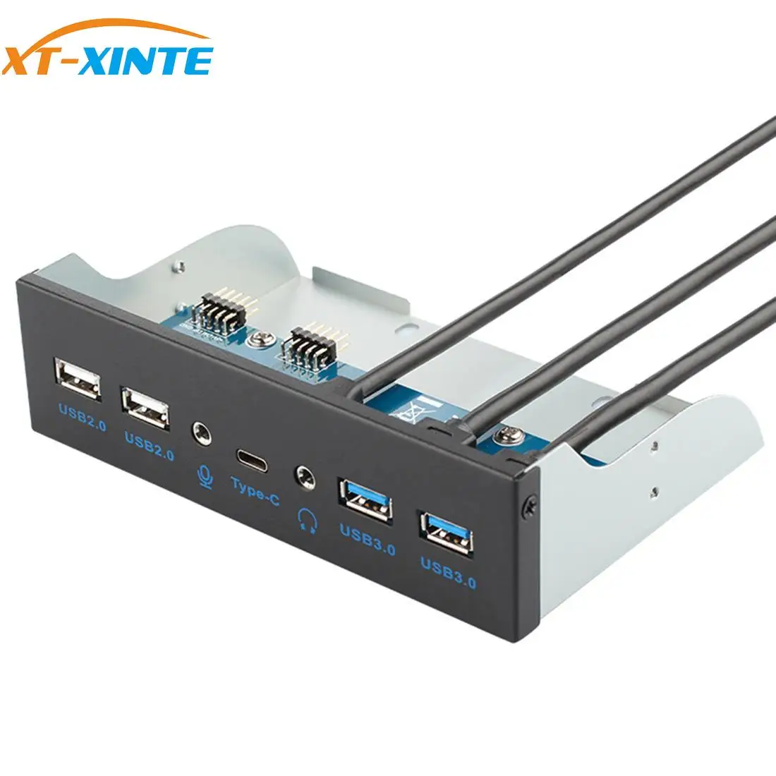XT-XINTE USB2.0 USB 3.0 TYPE-C Hub Spilitter USB3.0 Front Panel 3.5mm HD Audio MIC Connector for Desktop 5.25" Optical Drive Bay
XT-XINTE USB2.0 USB 3.0 TYPE-C Hub Spilitter USB3.0 Front Panel 3.5mm HD Audio MIC Connector for Desktop 5.25" Optical Drive Bay