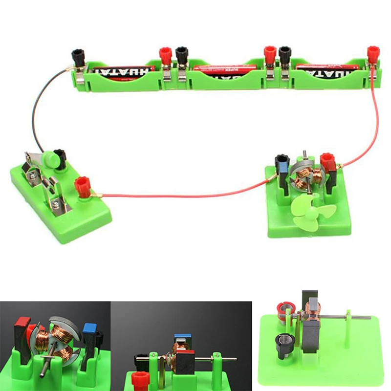 1pc Physics Study Aids Physical Optical Experiment Instrument Dc Motor Model School Circuit Direct-current Motor Model With Fan
1pc Physics Study Aids Physical Optical Experiment Instrument Dc Motor Model School Circuit Direct-current Motor Model With Fan