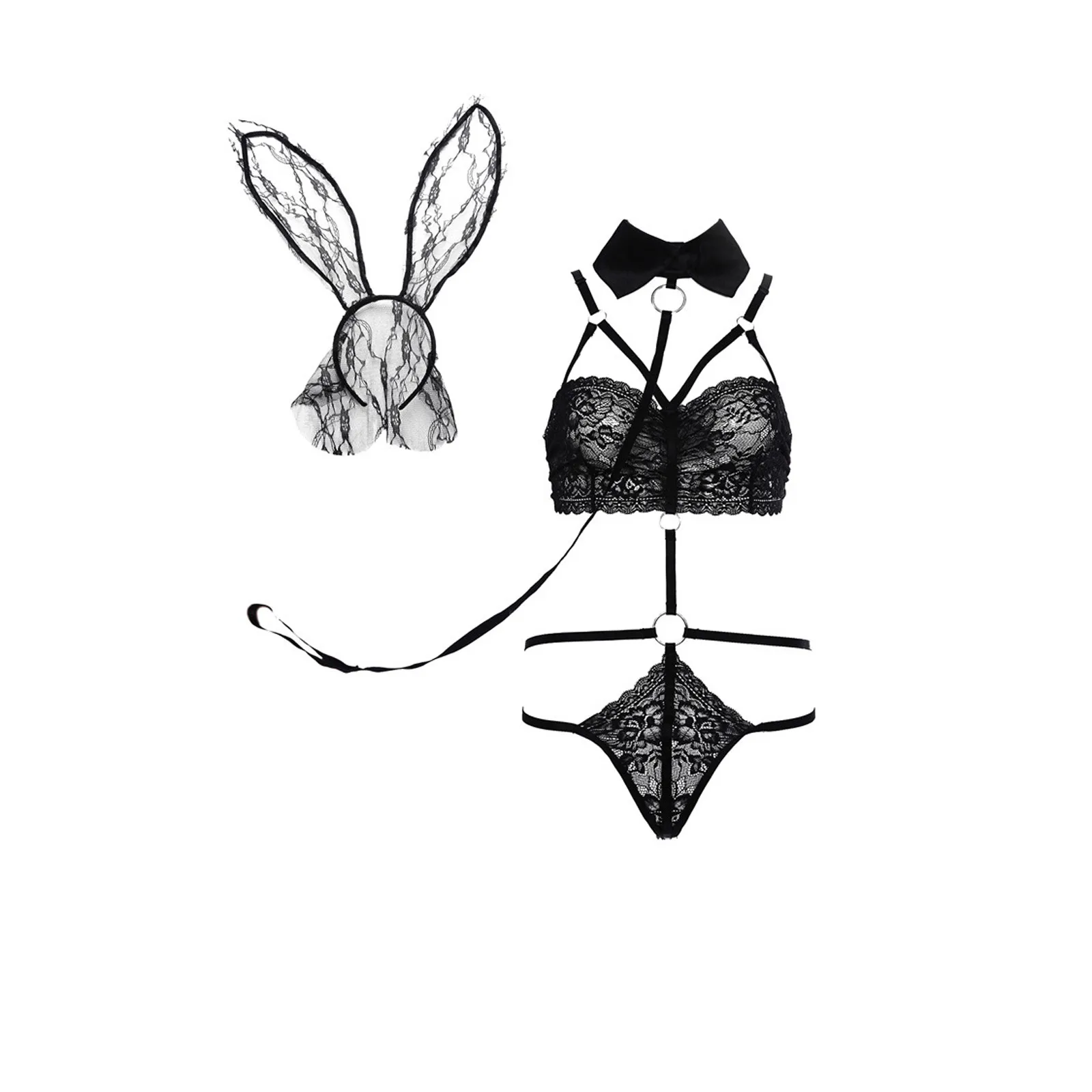 Plus Size Cute Bunny Girl Bodysuit Women's Uniform Porno Sexy Lingerie See-Through Body Teddies Sexy Underwear Erotic Costumes
Plus Size Cute Bunny Girl Bodysuit Women's Uniform Porno Sexy Lingerie See-Through Body Teddies Sexy Underwear Erotic Costumes