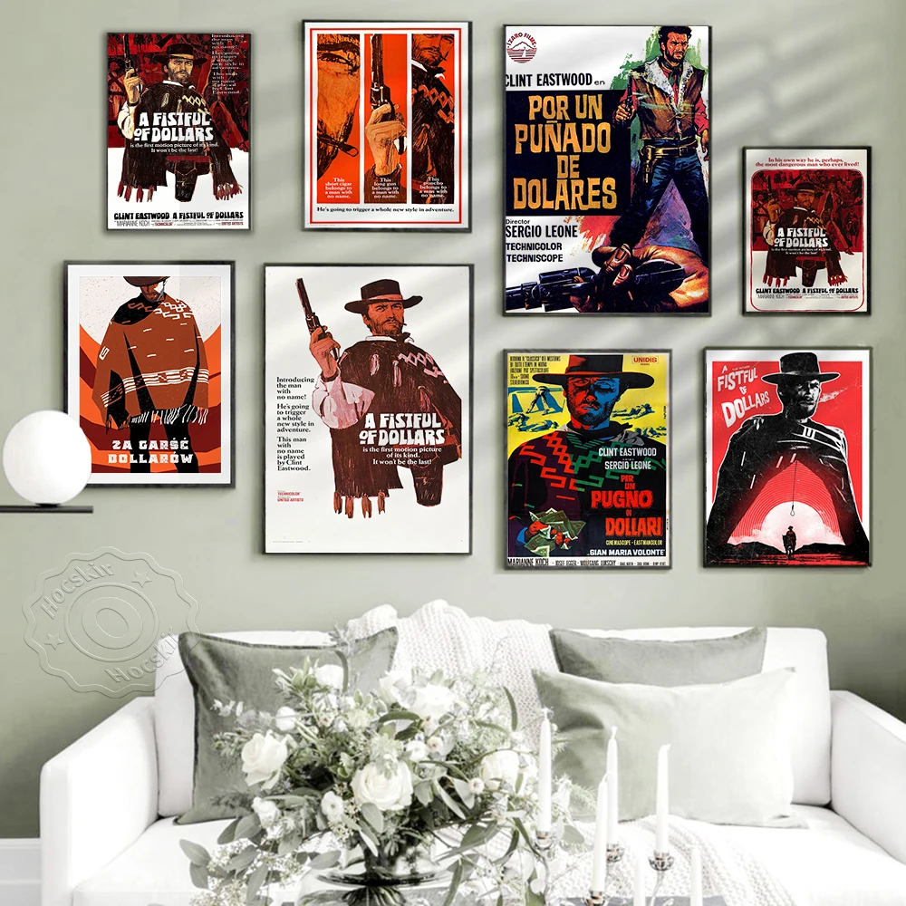 Movie A Fistful of Dollars Poster, Wall Stickers, Retro Art Print Poster, Vintage Wall Art, A Fistful of Dollars Wall Picture,
Movie A Fistful of Dollars Poster, Wall Stickers, Retro Art Print Poster, Vintage Wall Art, A Fistful of Dollars Wall Picture,