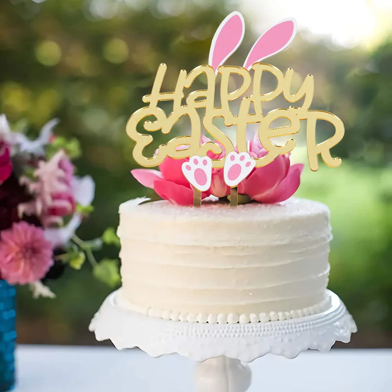 1Pc Glitter Acrylic Gold Happy Easter Letter Cake Topper DIY Cupcake Dessert Top Falg Insert Card Holiday Party Cake Decorations
1Pc Glitter Acrylic Gold Happy Easter Letter Cake Topper DIY Cupcake Dessert Top Falg Insert Card Holiday Party Cake Decorations