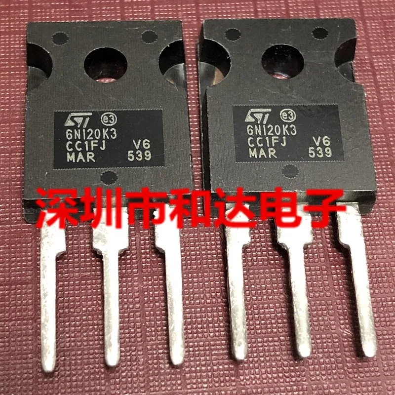 (5 Pieces) 6N120K3 STW6N120K3 TO-247 1200V 6A
(5 Pieces) 6N120K3 STW6N120K3 TO-247 1200V 6A