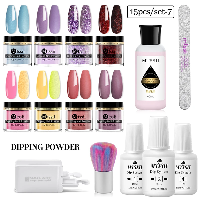 Mtssii 10g Dipping Nail Powder Set crystal powder Nail Glitter Powder Pigment For Manicure Nail Art Decorations Accessories
Mtssii 10g Dipping Nail Powder Set crystal powder Nail Glitter Powder Pigment For Manicure Nail Art Decorations Accessories