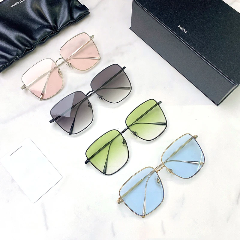 New Luxury GM Brand Gentle Design WIND WIND Square titanium Sunglasses Women Men Vintage Oversized Gradient SunGlasses UV400
New Luxury GM Brand Gentle Design WIND WIND Square titanium Sunglasses Women Men Vintage Oversized Gradient SunGlasses UV400