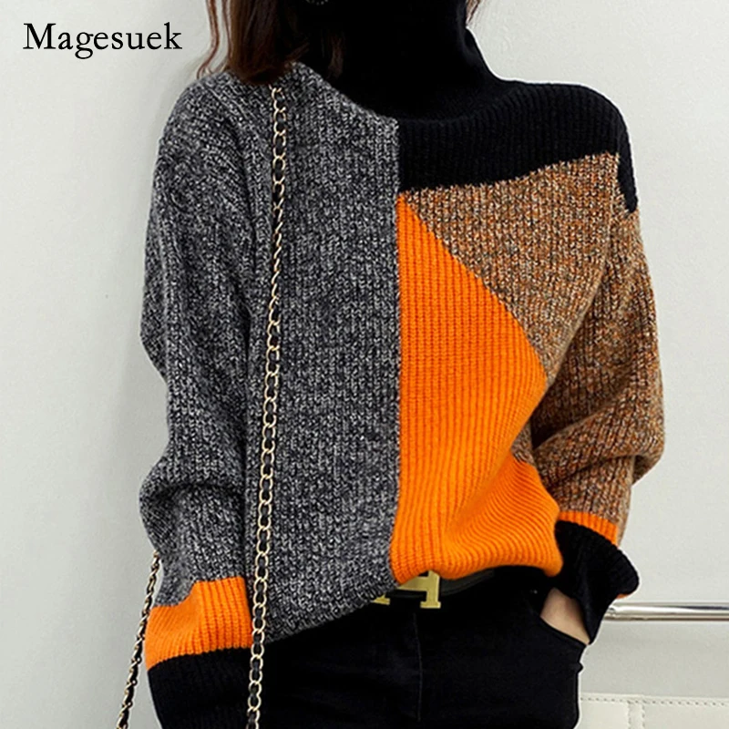 Autumn Winter New Fashion Turtleneck Sweater Women Loose Pullover Sweater Jumper Slim Argyle Casual Knitted Sweater Women 17819
Autumn Winter New Fashion Turtleneck Sweater Women Loose Pullover Sweater Jumper Slim Argyle Casual Knitted Sweater Women 17819