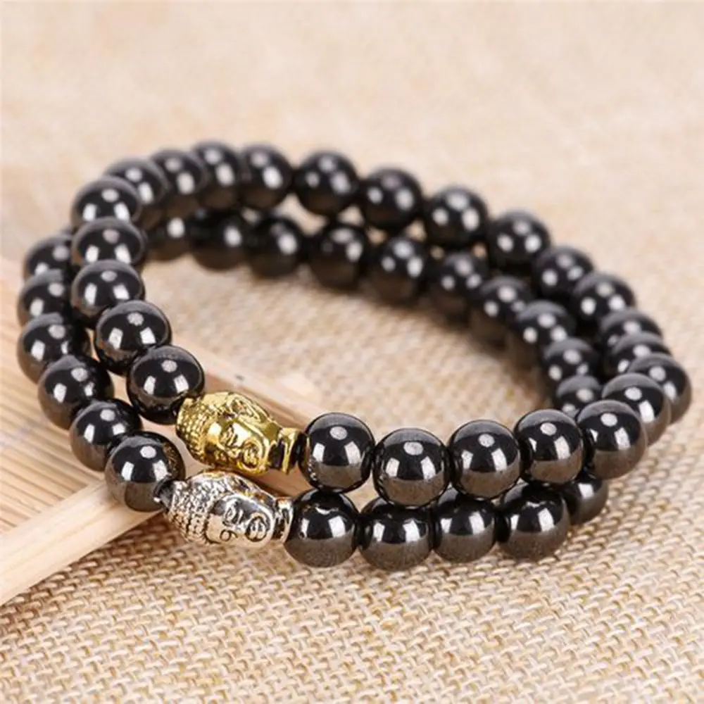 Black Magnetic Bracelet Beads Stone Therapy Magnet Hematite Beads Bracelet Weight Loss Health Care Slimming Product
Black Magnetic Bracelet Beads Stone Therapy Magnet Hematite Beads Bracelet Weight Loss Health Care Slimming Product