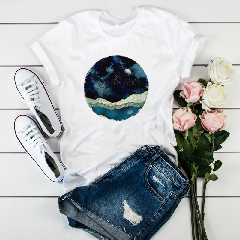 women T shirt Aesthetic Clothes Graphic Female Lady T-Shirt Whale Fish Cute Art Painting Ladies Womens Tops
women T shirt Aesthetic Clothes Graphic Female Lady T-Shirt Whale Fish Cute Art Painting Ladies Womens Tops