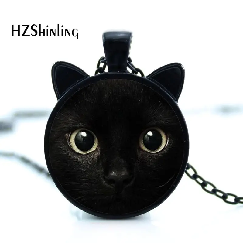 2017 painting black cat Necklace for pet lovers Cat Pendant with two ears Jewelry Glass Cabochon girl's Gift for her HZ2
2017 painting black cat Necklace for pet lovers Cat Pendant with two ears Jewelry Glass Cabochon girl's Gift for her HZ2