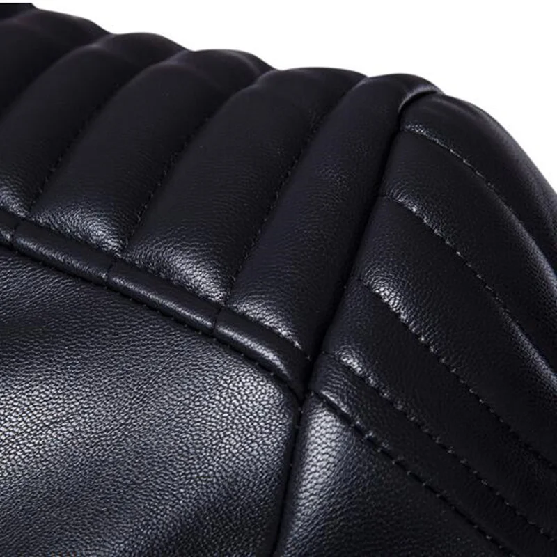 2020 Men Solid Casual Moto Biker Leather Jackets Man Bomber Jacket Male Outwear Coat Autumn Pilot Jacket Mans Cool Jacket S--5XL
2020 Men Solid Casual Moto Biker Leather Jackets Man Bomber Jacket Male Outwear Coat Autumn Pilot Jacket Mans Cool Jacket S--5XL