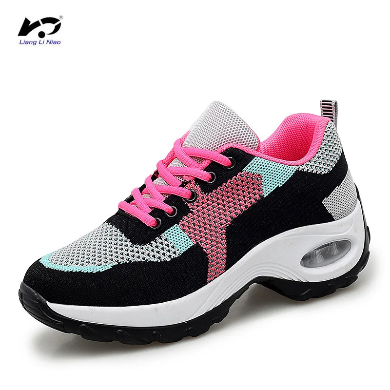 New Women's Shoes Lightweight Soft Bottom Mesh Air Cushion Shoes Women's Shoes Breathable Flat Shoes sneakers women
New Women's Shoes Lightweight Soft Bottom Mesh Air Cushion Shoes Women's Shoes Breathable Flat Shoes sneakers women