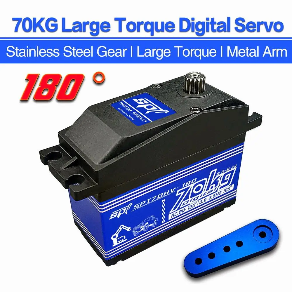 180 Degree 70kg High Torque Metal Steering Gear Climbing Car Accessories For 1:5 Remote Control Car Spt70hv
180 Degree 70kg High Torque Metal Steering Gear Climbing Car Accessories For 1:5 Remote Control Car Spt70hv