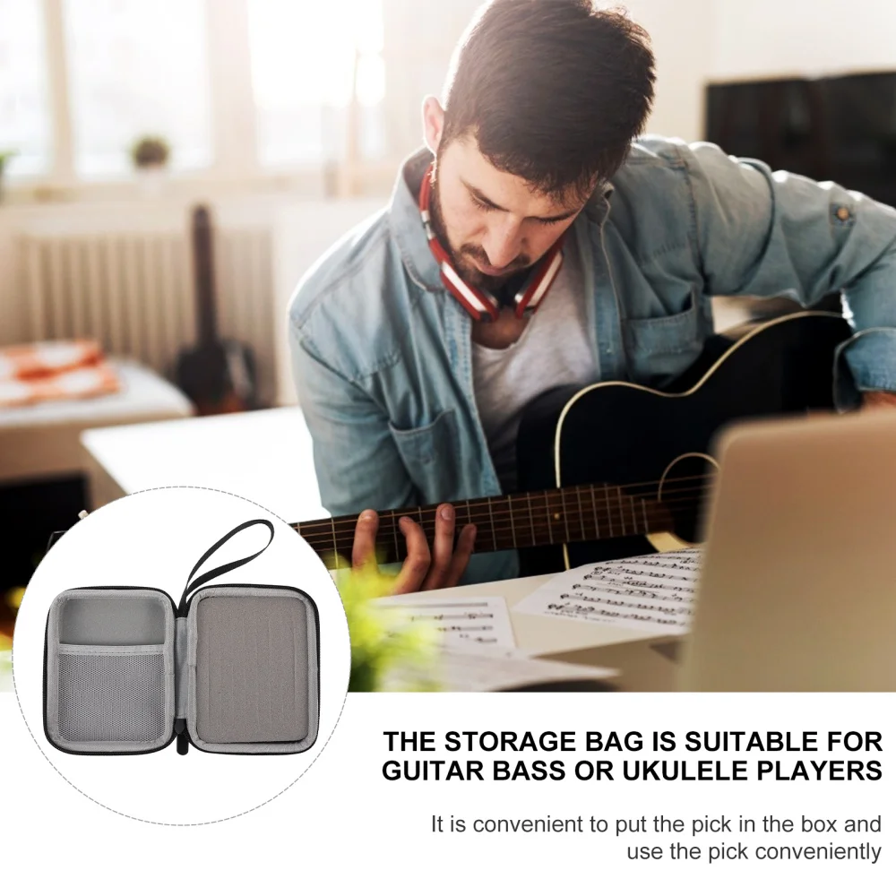 Guitar Pick Bag Plectrum Zipper Carrying Bag Portable Pick Travel Organizer
Guitar Pick Bag Plectrum Zipper Carrying Bag Portable Pick Travel Organizer