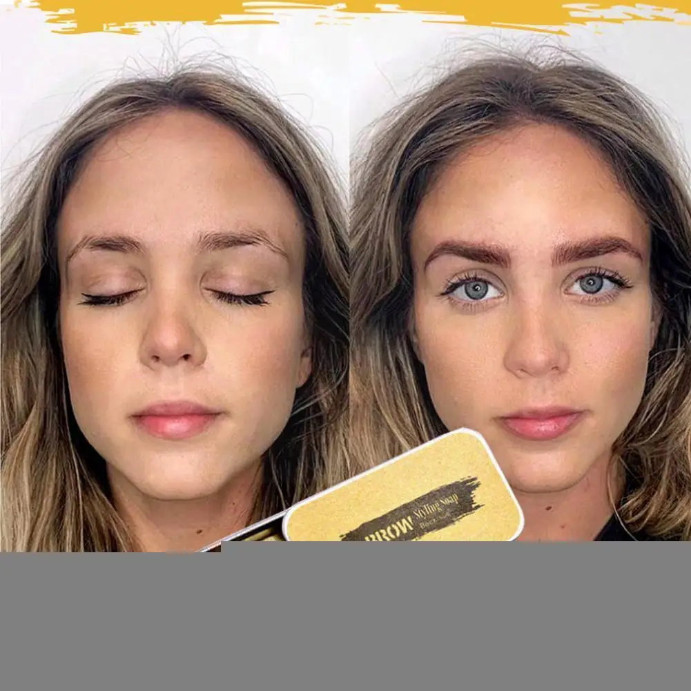 3D Eyebrow Gel Brows Wax Waterproof Long-Lasting Fashion With Wax Wild Durable Soap Eyebrow Brush Soft Shaping Set Super E6G1
3D Eyebrow Gel Brows Wax Waterproof Long-Lasting Fashion With Wax Wild Durable Soap Eyebrow Brush Soft Shaping Set Super E6G1