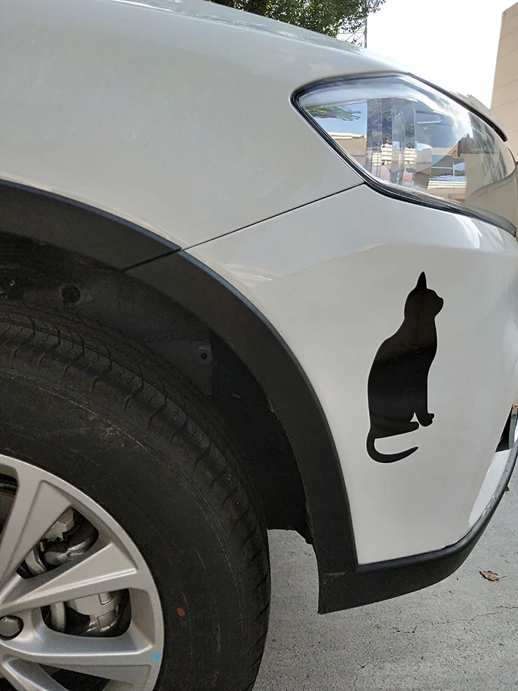 ZTTZDY 10*20CM Car Sticker Animal Cat Vinyl Cartoon Styling Accessories Black/Silver ZJ4-0003 
ZTTZDY 10*20CM Car Sticker Animal Cat Vinyl Cartoon Styling Accessories Black/Silver ZJ4-0003