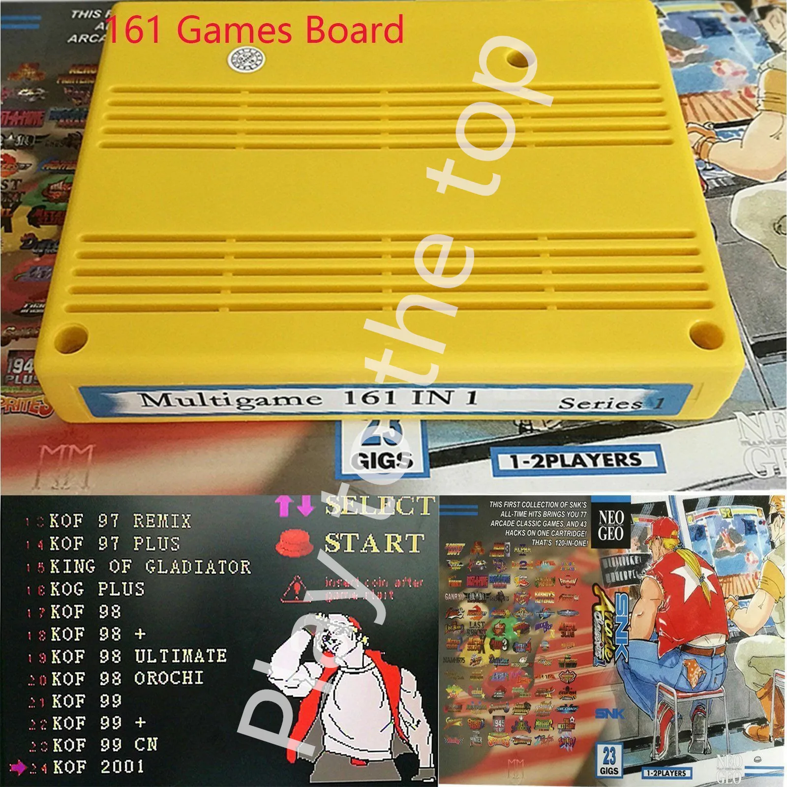 SNK 161 в 1 игры snk телега mvs кассета neo geo aes Jamma Многофункциональный игровой картридж
