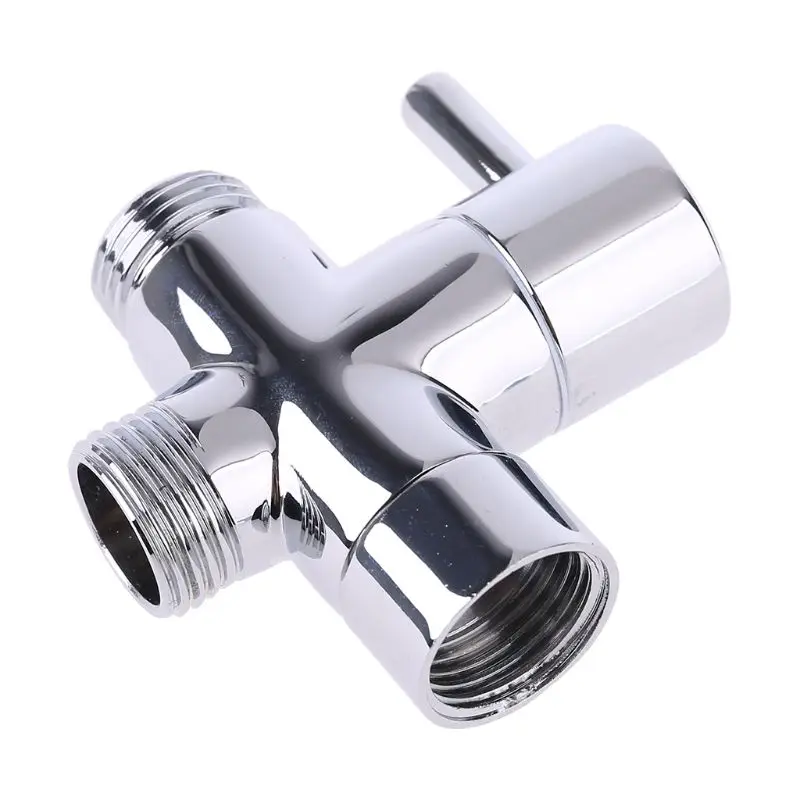 Brass G1/2" T-adapter 3 Ways Valve Shower Diverter Water Separator Bathroom Toilet Bidet Sprayer
Brass G1/2" T-adapter 3 Ways Valve Shower Diverter Water Separator Bathroom Toilet Bidet Sprayer