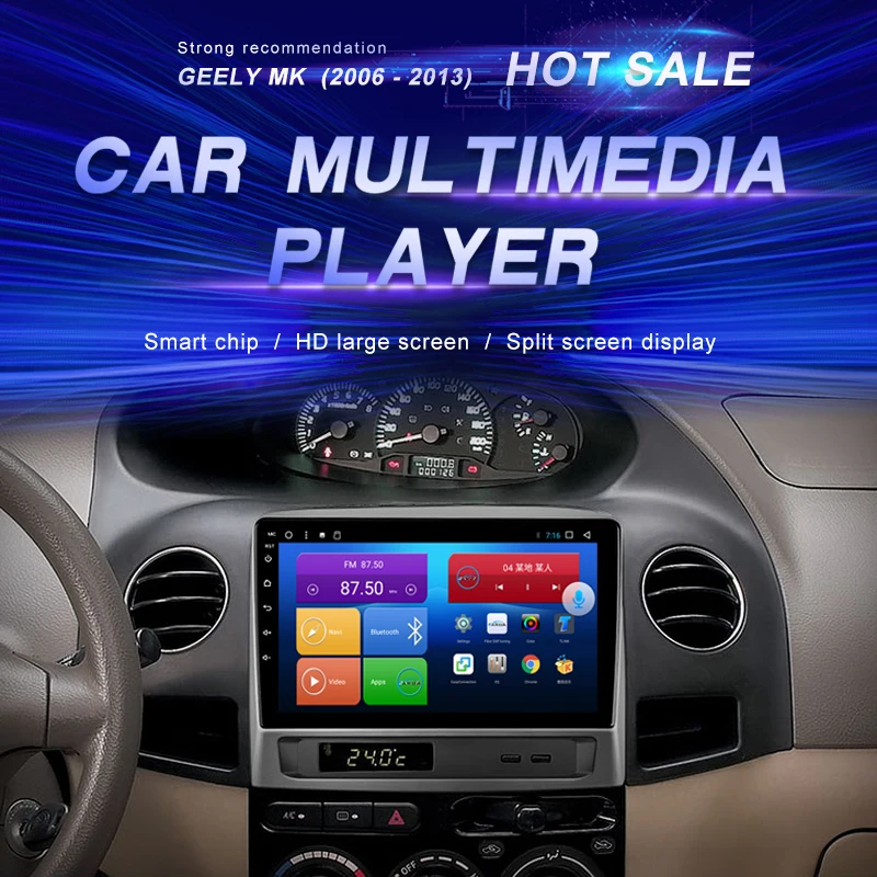 Android Car DVD For Geely MK (2006 - 2013) Car Radio Multimedia Video Player Navigation GPS Android10.0 Double Din
Android Car DVD For Geely MK (2006 - 2013) Car Radio Multimedia Video Player Navigation GPS Android10.0 Double Din