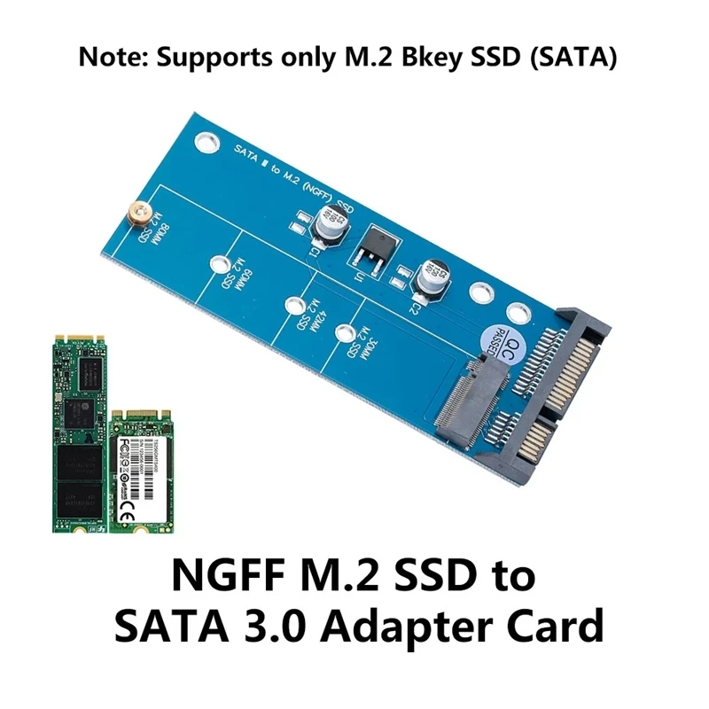 Переходник NGFF M.2 SSD на SATA 3 0 для жесткого диска 30/42/60/80 мм |