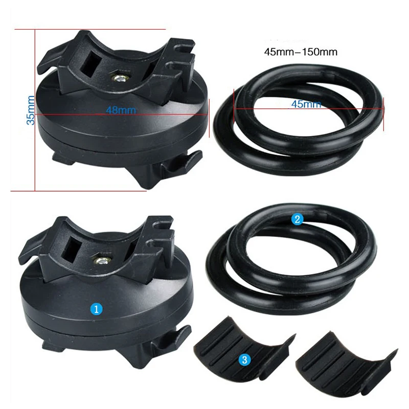 1PC Black 360 Rotation Cycling Bike Mount Holder Bracket For Flashlight Torch Clip Clamp 35*48mm Powerful Silicone Sleeve
1PC Black 360 Rotation Cycling Bike Mount Holder Bracket For Flashlight Torch Clip Clamp 35*48mm Powerful Silicone Sleeve