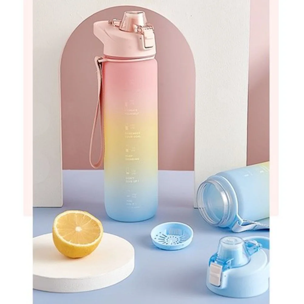 BPA Free Creative Frosted Water Bottle With Portable Rope Travel Tea Cup Reused Gradient Color Outdoor Water Sports Cup
BPA Free Creative Frosted Water Bottle With Portable Rope Travel Tea Cup Reused Gradient Color Outdoor Water Sports Cup
