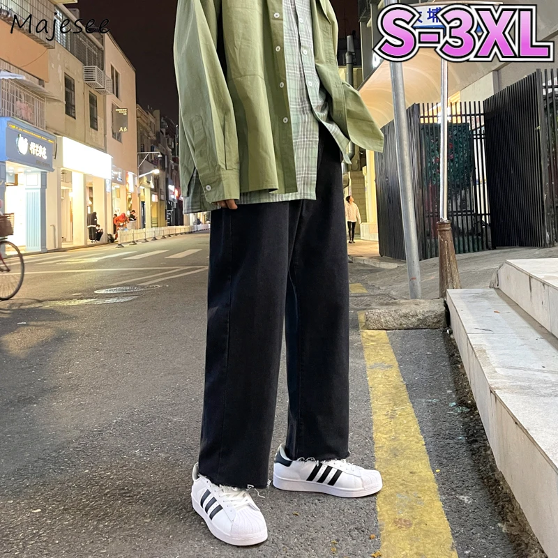 Jeans Men 3XL Zipper Fly Denim Wide-leg Solid Trousers Vintage Fur-lines Harajuku Collage Student Ins Trendy Straight Baggy Cozy
Jeans Men 3XL Zipper Fly Denim Wide-leg Solid Trousers Vintage Fur-lines Harajuku Collage Student Ins Trendy Straight Baggy Cozy