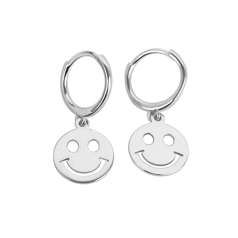 925 Sterling Silver Round Smile Face Earrings for ladies Fashion Happy Pendant Party Birthday Gift Handmade Jewelry gold
925 Sterling Silver Round Smile Face Earrings for ladies Fashion Happy Pendant Party Birthday Gift Handmade Jewelry gold