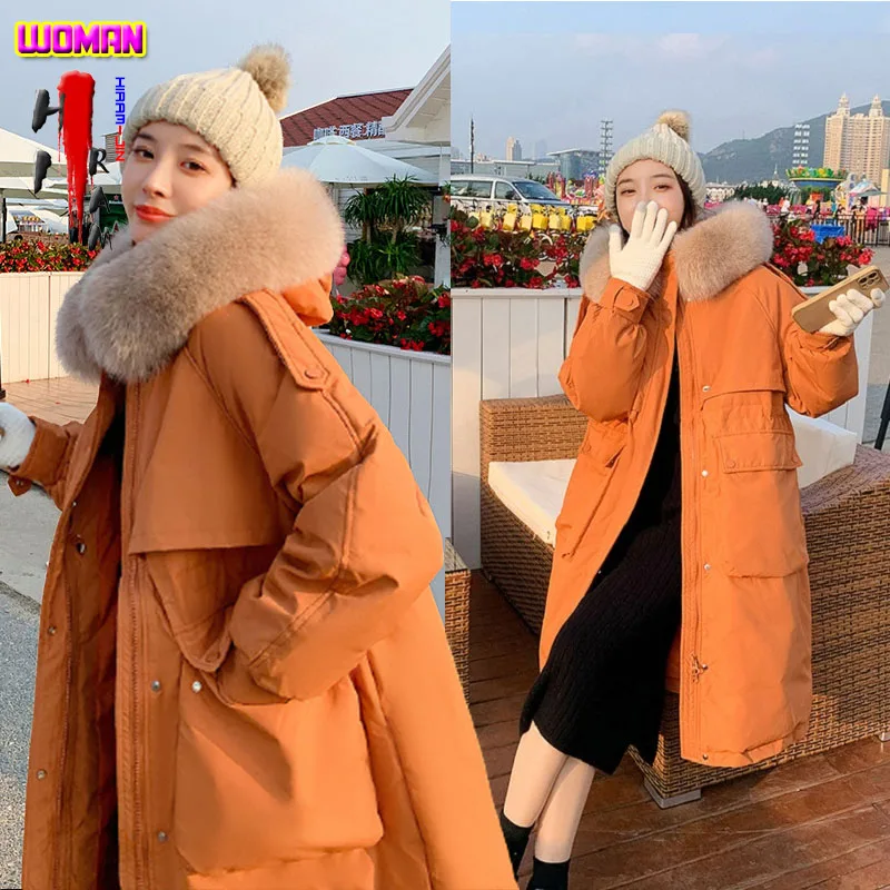Women 's Winter Jacket Fur Collar Hooded Parkas Pocket Thick Down Coat Outdoor Snow Warm Outwear Long Large Natural Casual Solid
Women 's Winter Jacket Fur Collar Hooded Parkas Pocket Thick Down Coat Outdoor Snow Warm Outwear Long Large Natural Casual Solid