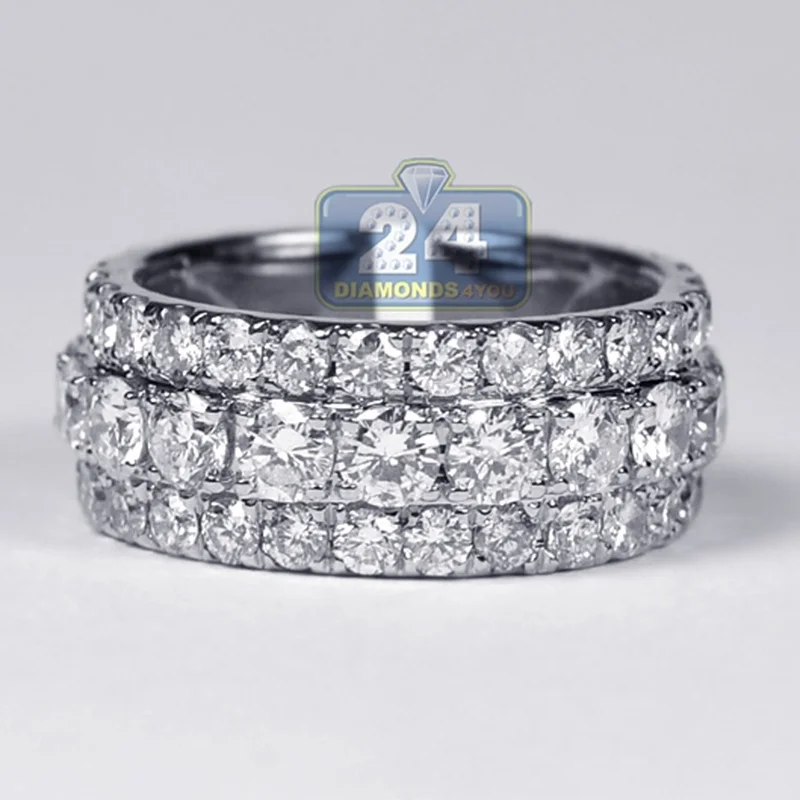 Women's geometric fashion classic three-layer white zircon ring wedding engagement jewelry Valentine's day gift wholesale
Women's geometric fashion classic three-layer white zircon ring wedding engagement jewelry Valentine's day gift wholesale