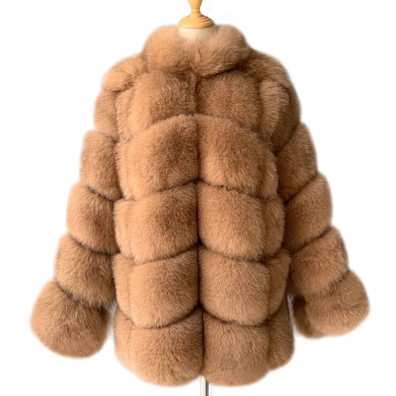 Real Fur Coat Women Big Natural Fox Fur Jacket Winter Warm Fashion Genuine Fur Coats New Style 
Real Fur Coat Women Big Natural Fox Fur Jacket Winter Warm Fashion Genuine Fur Coats New Style