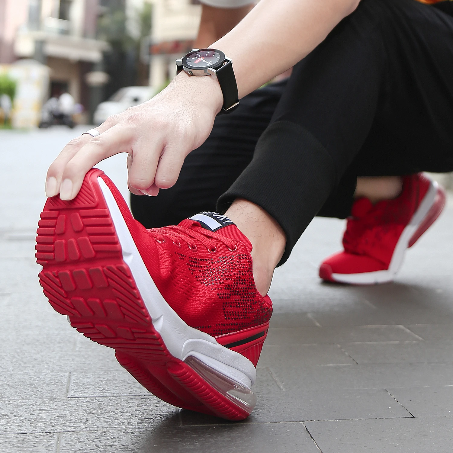 Newbeads Men's Sneakers Running Walking Raining Fitness Shoes New Fashion Air Cushion Non Slip Casual comfort Mesh Breathanble
Newbeads Men's Sneakers Running Walking Raining Fitness Shoes New Fashion Air Cushion Non Slip Casual comfort Mesh Breathanble