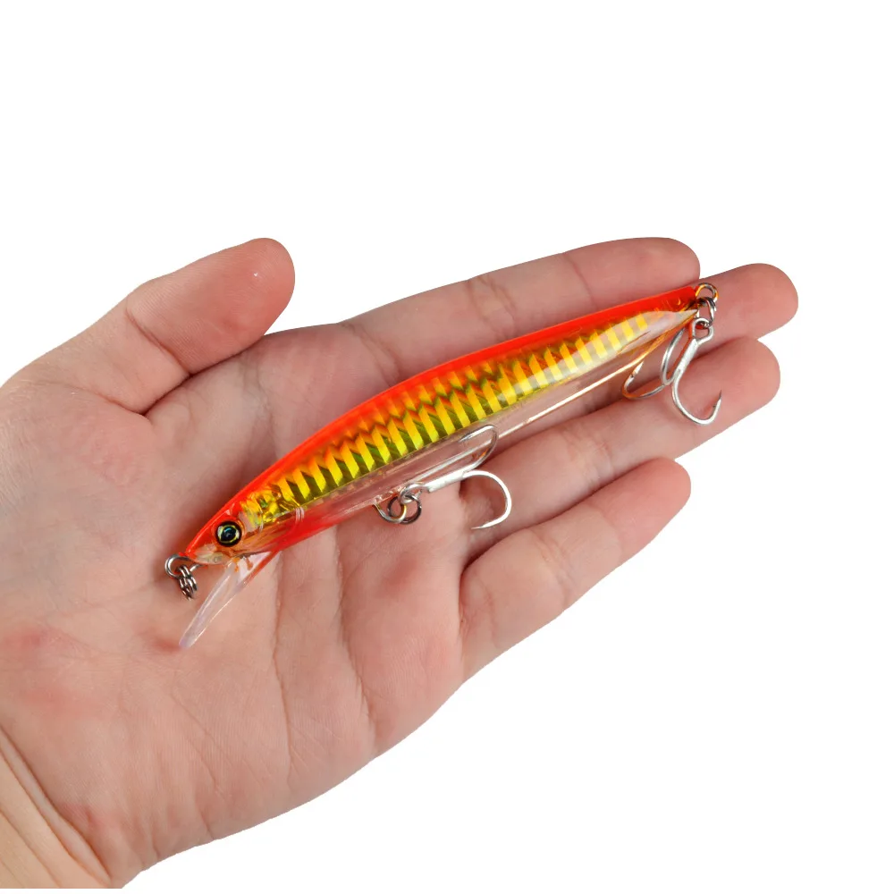 1 PCS 11cm 13g Japan Hard Bait Laser Minnow Fishing Lure Pesca Hook Fish Wobbler Crankbait Tackle Artificial Lures
1 PCS 11cm 13g Japan Hard Bait Laser Minnow Fishing Lure Pesca Hook Fish Wobbler Crankbait Tackle Artificial Lures