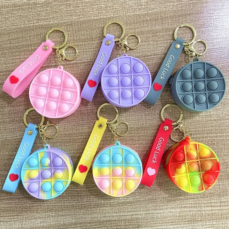 Round Silicone Wallet Key Chain Storage Bag Pendant Landyard for Keys Stress Relief Fidget Toys Popular Items To Buy and Sell
Round Silicone Wallet Key Chain Storage Bag Pendant Landyard for Keys Stress Relief Fidget Toys Popular Items To Buy and Sell