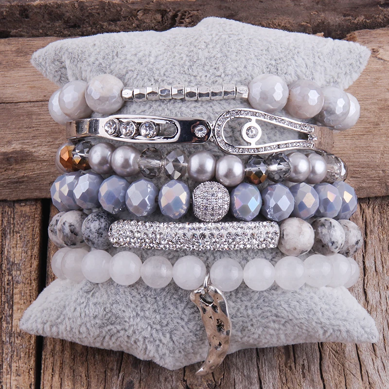 MD Fashion Boho Jewelry Accessory Multi Stack Bracelet & Bangle 6pc Bracelets Sets For Women Gift
MD Fashion Boho Jewelry Accessory Multi Stack Bracelet & Bangle 6pc Bracelets Sets For Women Gift