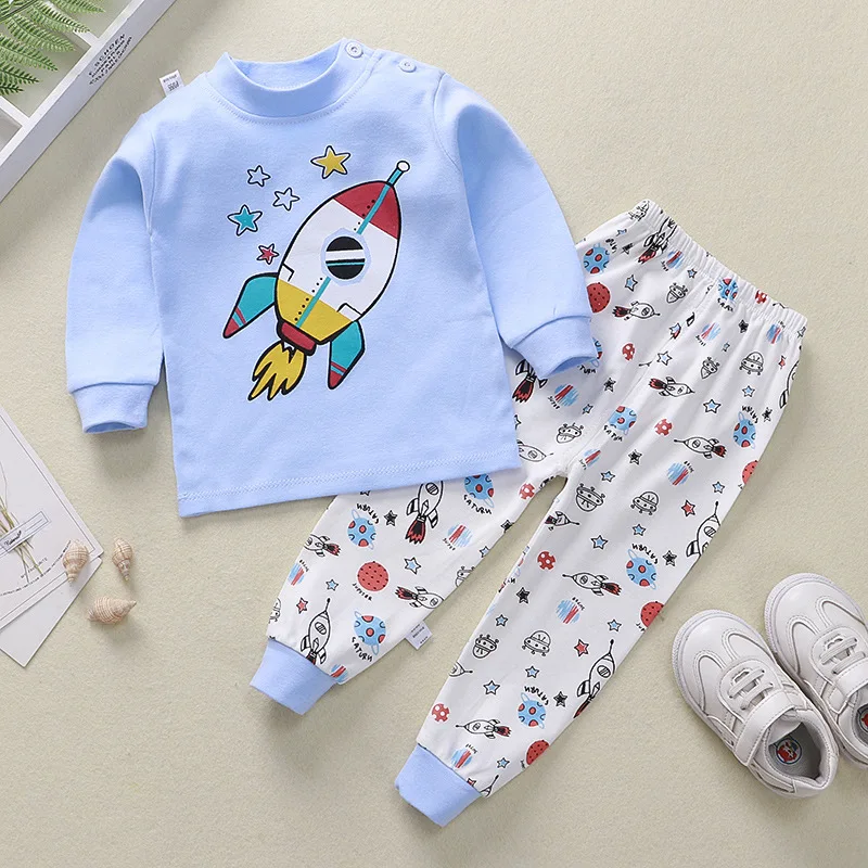 Kids Girls Sets Outfit Children's Clothing Boy Cartoon Shark Sleepwear Baby Long Johns T-Shrit Pants Pijamas Newborn Clothes
Kids Girls Sets Outfit Children's Clothing Boy Cartoon Shark Sleepwear Baby Long Johns T-Shrit Pants Pijamas Newborn Clothes