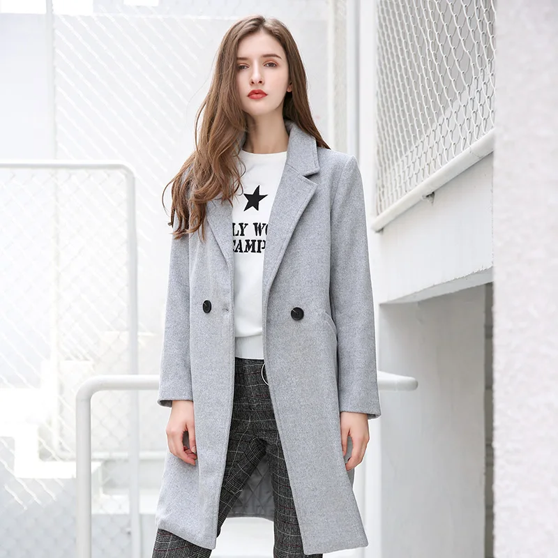 Korean Fashion Velvet Trench Coat for Women Streetwear Office Lady Trenchcoat Vintage Wool Coat Women Gray Winter Coat Women
Korean Fashion Velvet Trench Coat for Women Streetwear Office Lady Trenchcoat Vintage Wool Coat Women Gray Winter Coat Women