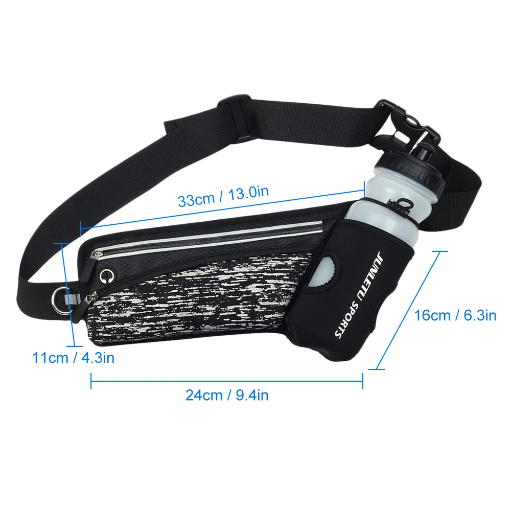 Outdoor Sports Hydration Waist Pack with Water Bottle Holder for Men Women Waist Fanny Bag Pouch Reflective Running Bag Belt
Outdoor Sports Hydration Waist Pack with Water Bottle Holder for Men Women Waist Fanny Bag Pouch Reflective Running Bag Belt