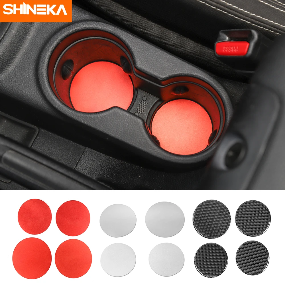 SHINEKA Car Front Rear Cup Holder Mat Pad Console Storage Box Decoration Sticker For Jeep Wrangler JK 2011-2017 Interior Styling
SHINEKA Car Front Rear Cup Holder Mat Pad Console Storage Box Decoration Sticker For Jeep Wrangler JK 2011-2017 Interior Styling