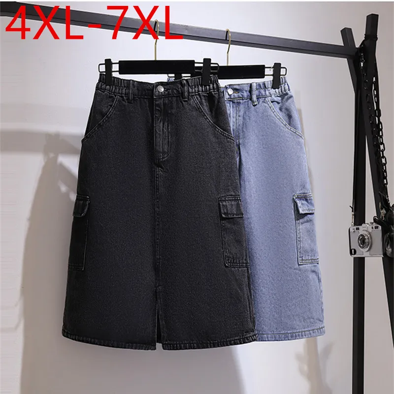 Missfansiqi New 2021 Ladies Summer Plus Size Denim Midi Skirt For Women Casual Loose Cotton A-Line Pocket Skirts 4XL 5XL 6XL 7XL
Missfansiqi New 2021 Ladies Summer Plus Size Denim Midi Skirt For Women Casual Loose Cotton A-Line Pocket Skirts 4XL 5XL 6XL 7XL