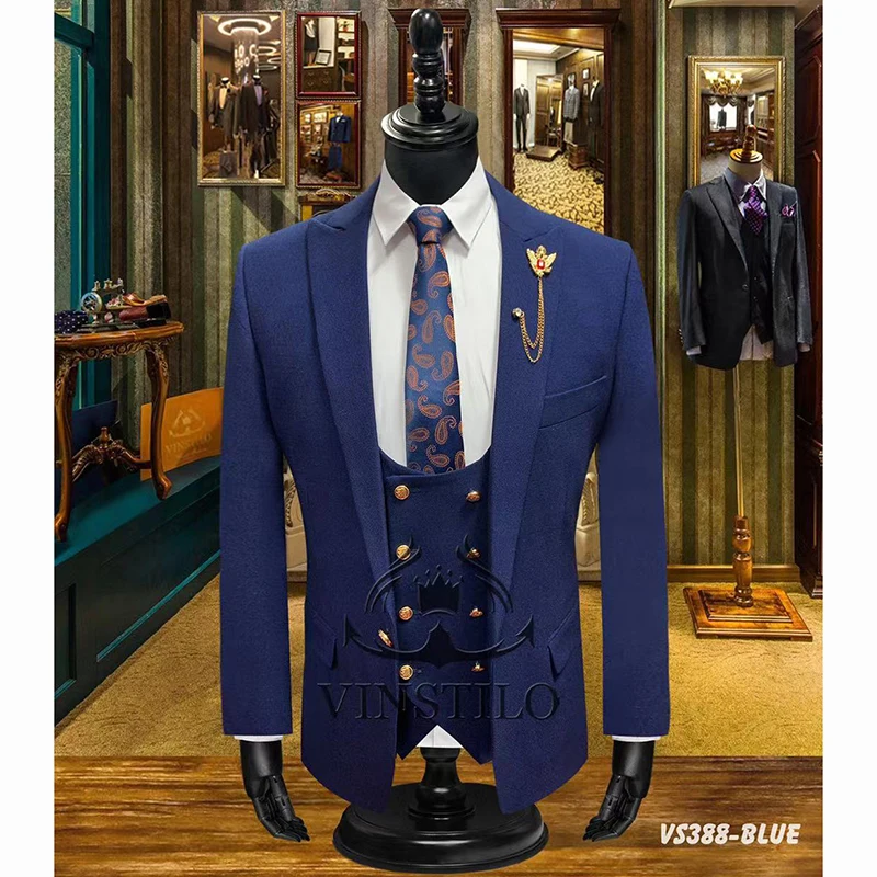 2021 Newest Men Suits 3 Piece Set Best Suit for Wedding Tuxedo Groom Best Man Blazer Singer Stage Dress Mariage Pant Vest Jacket
2021 Newest Men Suits 3 Piece Set Best Suit for Wedding Tuxedo Groom Best Man Blazer Singer Stage Dress Mariage Pant Vest Jacket