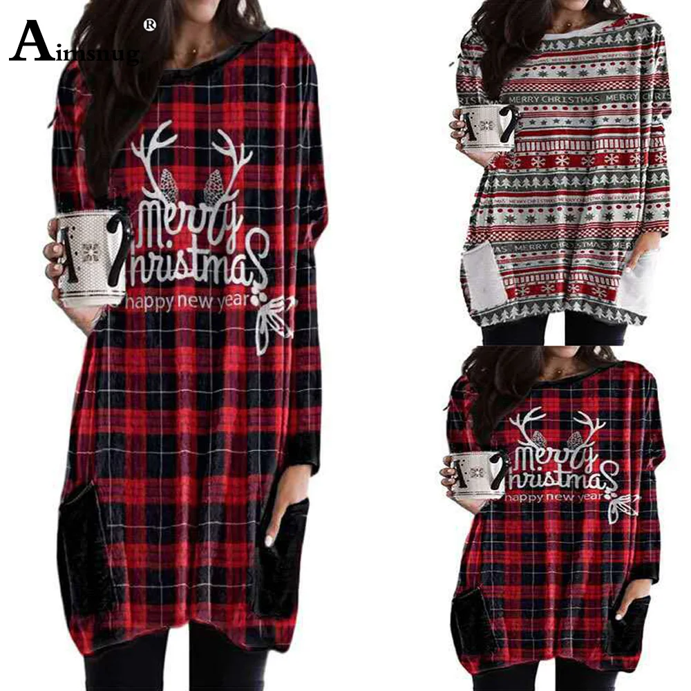 Plus size 4xl Women Autumn Mini Dress Vintage 2020 Christmas Plaid Print Sundress O-neck Party Vestido Femme Retro Short Dresses 
Plus size 4xl Women Autumn Mini Dress Vintage 2020 Christmas Plaid Print Sundress O-neck Party Vestido Femme Retro Short Dresses