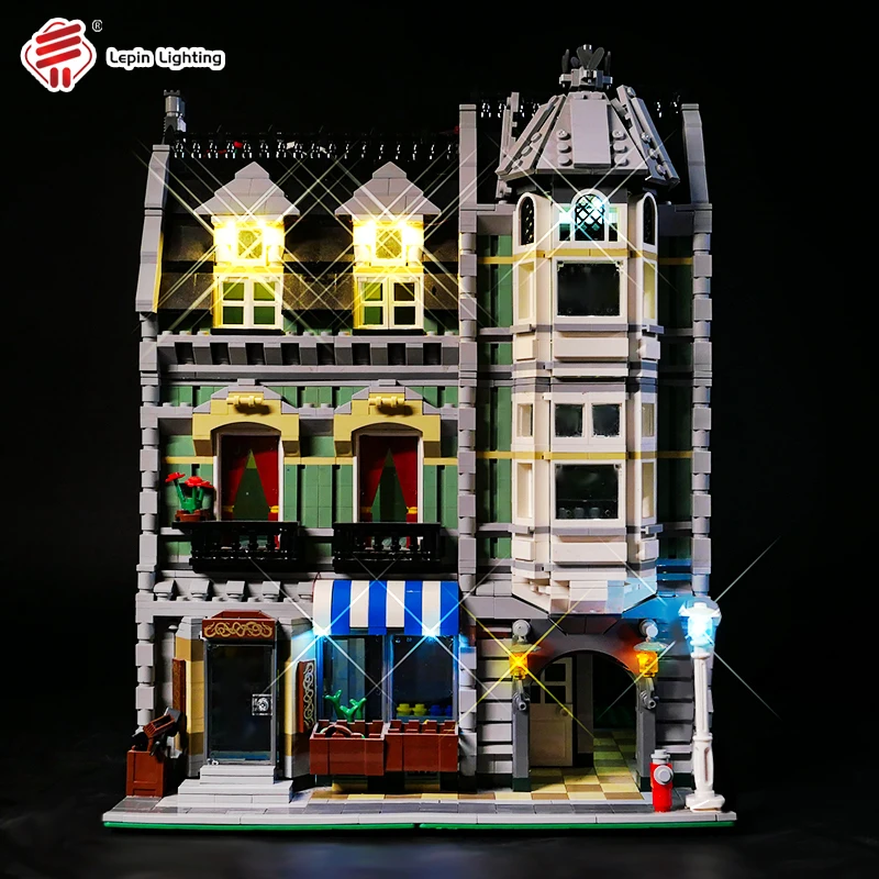 

Led Light Kit For Green Grocer Compatible With 10185 15008 Creator Expert City Model Building Blocks Bricks Toys