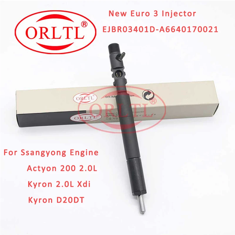 Дизельная Форсунка EJBR03401D (A6640170021) инжектор EJB R03401D в сборе EJBR0 3401D для ssangyong