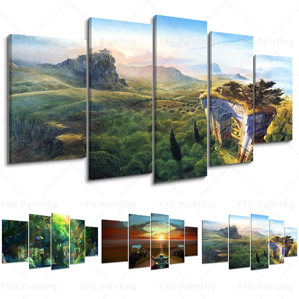 Canvas Paintings For Living Room Modular HD Prints Pictures 5 Pieces Landscape Dream Travel Posters Home Wall Art Decor
Canvas Paintings For Living Room Modular HD Prints Pictures 5 Pieces Landscape Dream Travel Posters Home Wall Art Decor