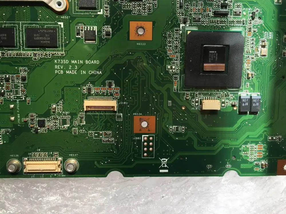 K73SD REV 2 3 Материнская плата подходит для asus k73sv k73sj k73sm материнская ноутбука GT540M 1 ГБ