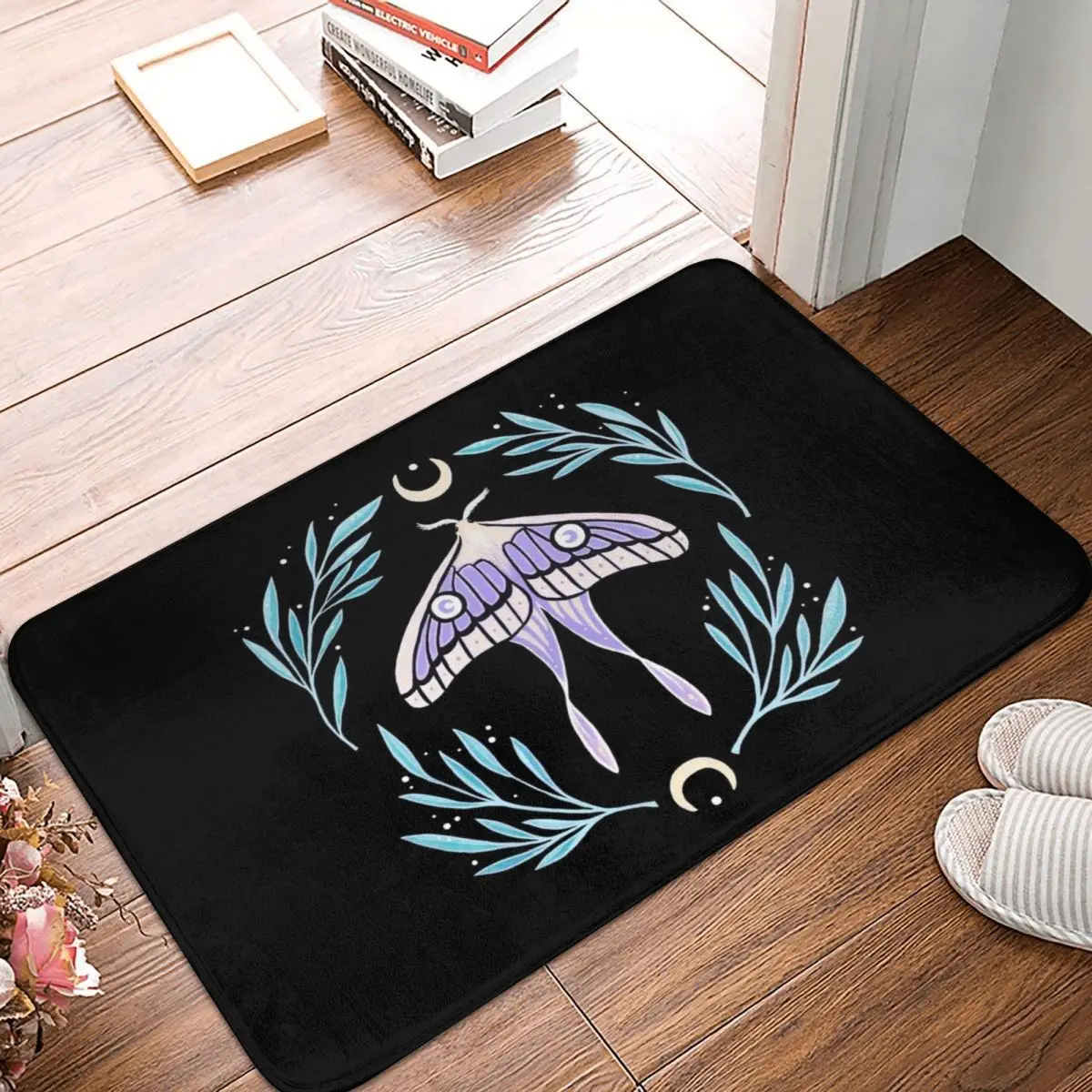 Moon Moth 02 Nikury Doormat Carpet Mat Rug Polyester Anti-slip Floor Decor Bath Bathroom Kitchen Balcony 40x60
Moon Moth 02 Nikury Doormat Carpet Mat Rug Polyester Anti-slip Floor Decor Bath Bathroom Kitchen Balcony 40x60