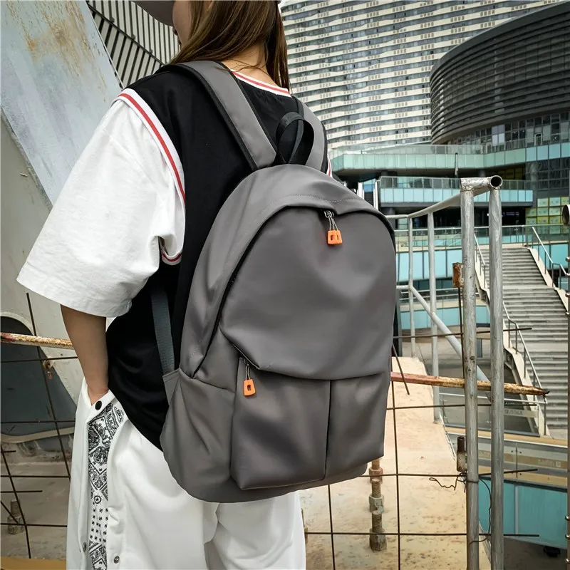 New solid color women's waterproof nylon backpack simple school bag girl shoulder travel bag school backpack
New solid color women's waterproof nylon backpack simple school bag girl shoulder travel bag school backpack
