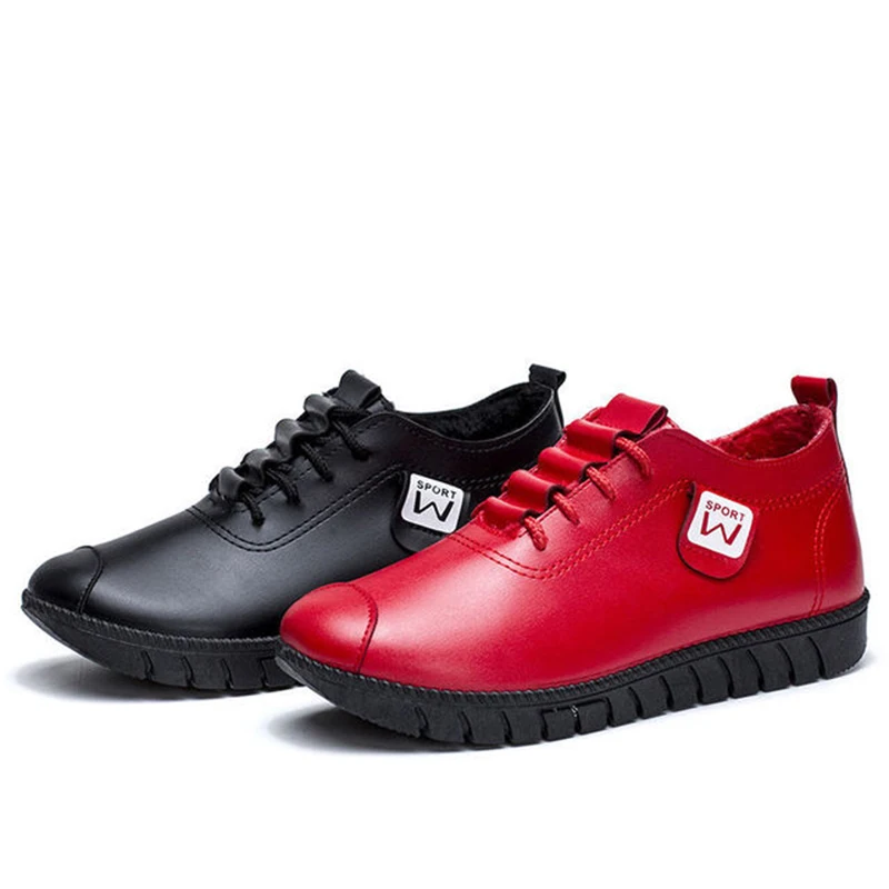 Women Pu Leather Shoes Women's Ballet Flat Shoes Red Black Sneakers Ladies Female Footwear Casual Walking Shoes Autumn Fashion
Women Pu Leather Shoes Women's Ballet Flat Shoes Red Black Sneakers Ladies Female Footwear Casual Walking Shoes Autumn Fashion