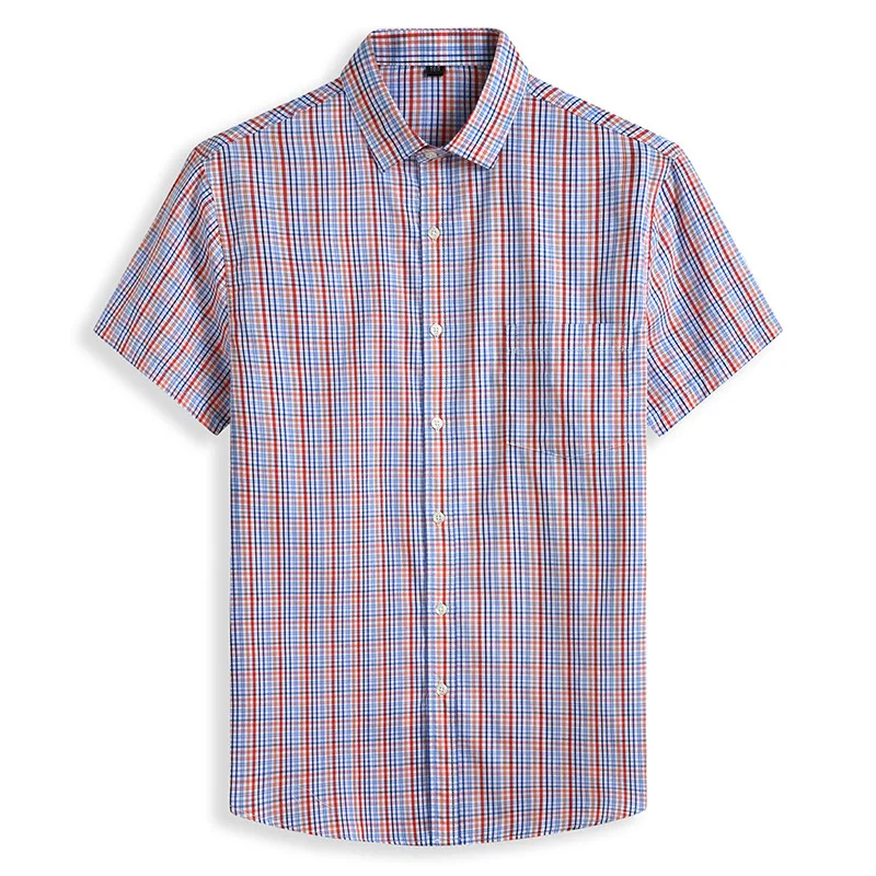 Men's Large Size Plaid Shirt Big Size Summer Loose Cotton Casual Short Sleeve Blue Business Plus 6XL 7XL 8XL Dress Shirts Male #
Men's Large Size Plaid Shirt Big Size Summer Loose Cotton Casual Short Sleeve Blue Business Plus 6XL 7XL 8XL Dress Shirts Male #