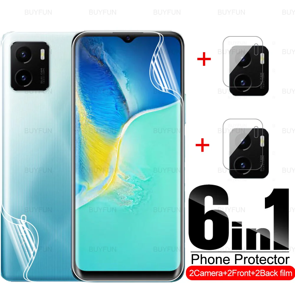 6in Front Back Hydrogel Film For Vivo Y15S Screen Protector For Vivo Y15A Y15 Y12 Y17 Y52 Y72 5G Y31 Y1S Camera Protective Film
6in Front Back Hydrogel Film For Vivo Y15S Screen Protector For Vivo Y15A Y15 Y12 Y17 Y52 Y72 5G Y31 Y1S Camera Protective Film