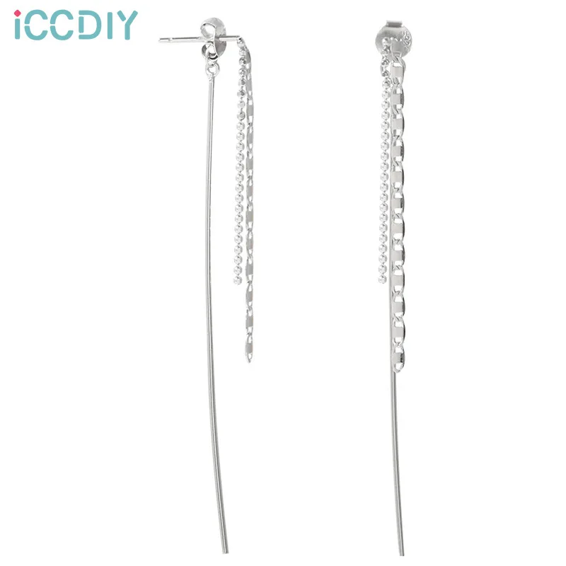 ICCDIY Hip-hop punk style ear chain personality tassel earrings long style simple little fairy multi-layer chain
ICCDIY Hip-hop punk style ear chain personality tassel earrings long style simple little fairy multi-layer chain